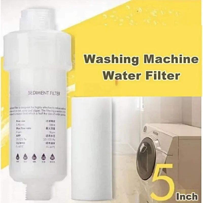 Superior 5Inch PreFilter Cartridge For Washing Machine Water Filter Sediment Purifier 3