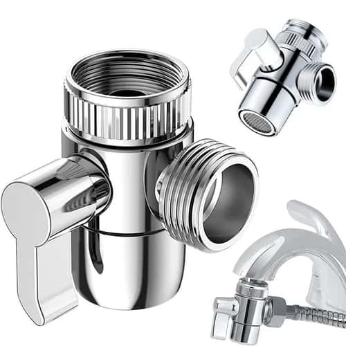 Universal Pro-Flow Kitchen & Bathroom Faucet Diverter Adapter