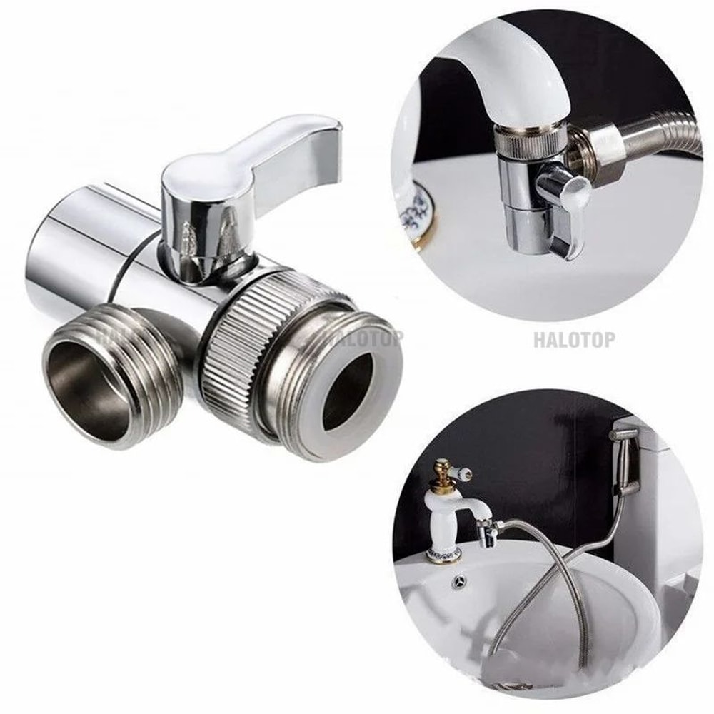 Universal ProFlow Kitchen Bathroom Faucet Diverter Adapter 2