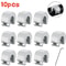 SecureGlide Aluminum Sliding Window Door Stopper 3510 Pcs AntiTheft Child Safety Lock 15
