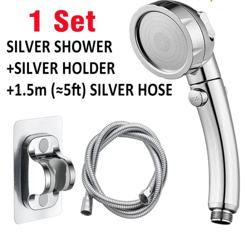 Detachable 3Mode HighPressure Handheld Rain Shower Head 4