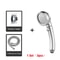 Detachable 3Mode HighPressure Handheld Rain Shower Head 9