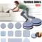 HeavyDuty Furniture Floor Protectors 4Pack Slider Pads For Easy Moving Scratch Prevention 0