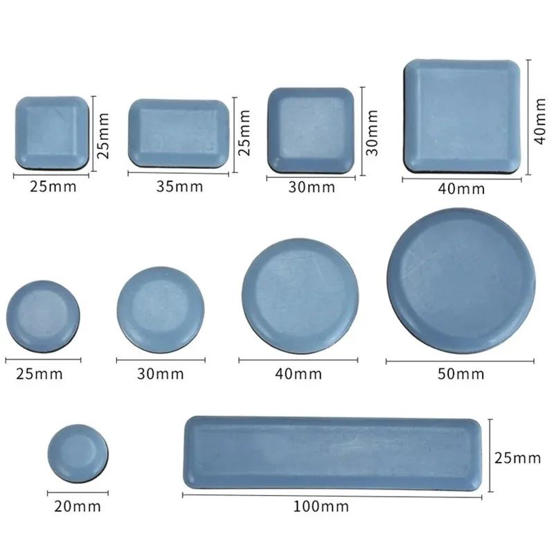 HeavyDuty Furniture Floor Protectors 4Pack Slider Pads For Easy Moving Scratch Prevention 4
