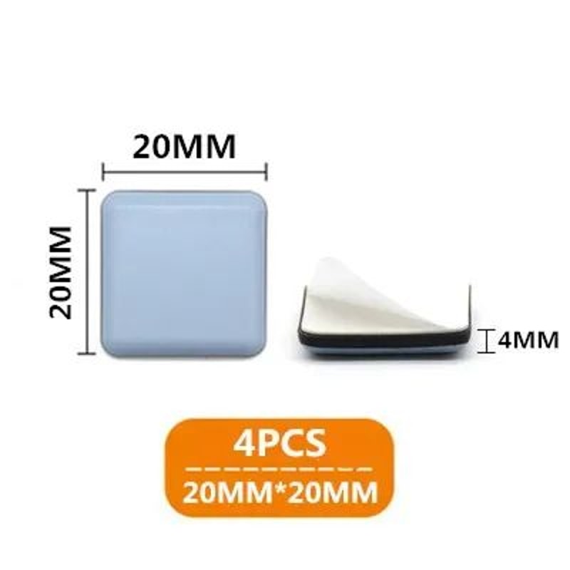 HeavyDuty Furniture Floor Protectors 4Pack Slider Pads For Easy Moving Scratch Prevention 13