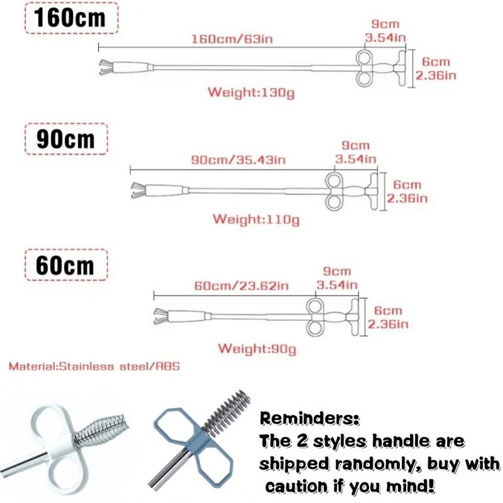 SmartFlow Sewer Pipe Unblocker HeavyDuty Drain Snake Pipe Dredging Tool 1