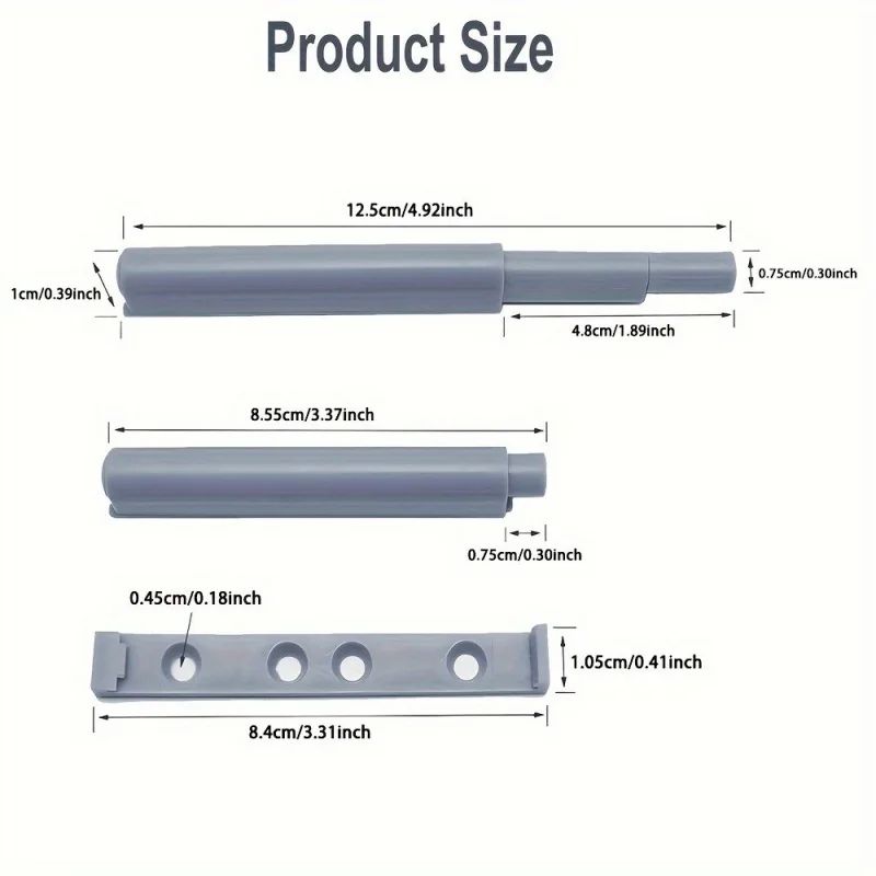 SilentSeal SoftClose Cabinet Damper Buffers 510Pack 4