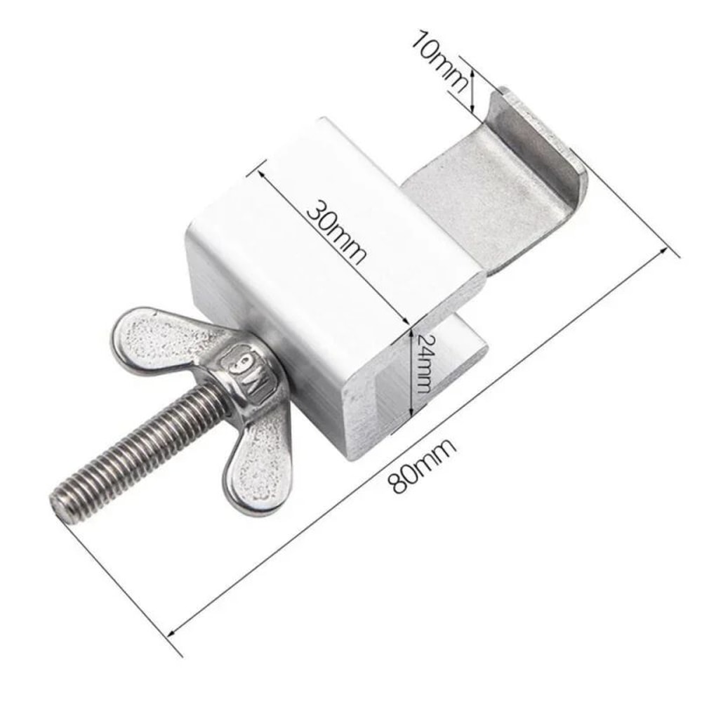 SecureStay Portable Travel Door Lock DualNut Safety Stopper 6