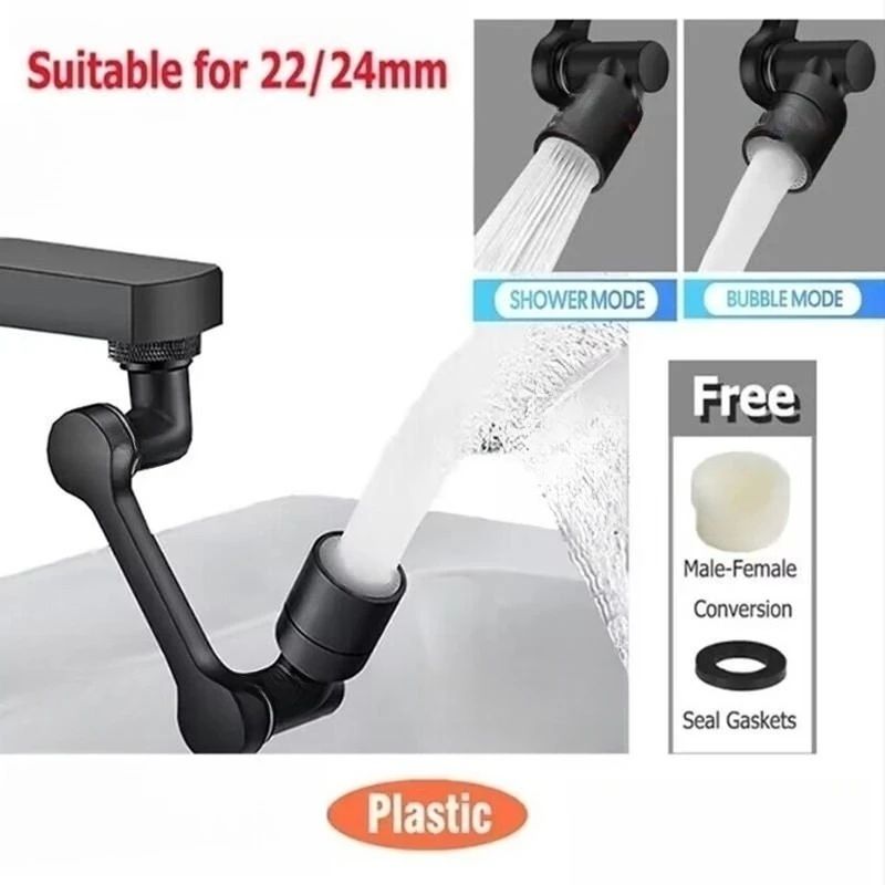 SmartFlow 1080 Rotating Faucet Extender DualMode Kitchen Bathroom Sprayer 9