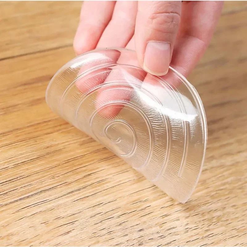 Transparent Silicone NonSlip Furniture Pad Set 4Pack AntiSlip AntiVibration Floor Protectors 2