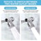 Universal 1080 Rotation Metal Faucet Sprayer Head Kitchen Bathroom Extender Nozzle 2
