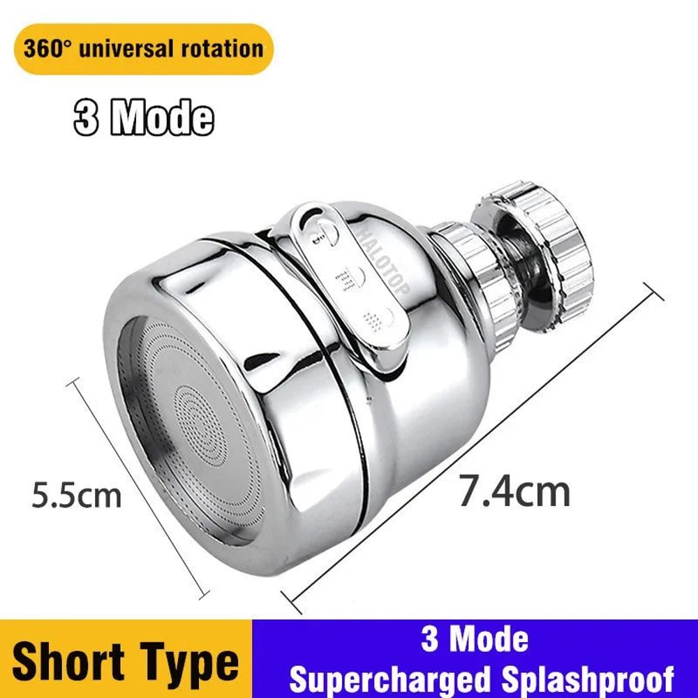 Universal 360 Swivel WaterSaving Kitchen Faucet Extender 9