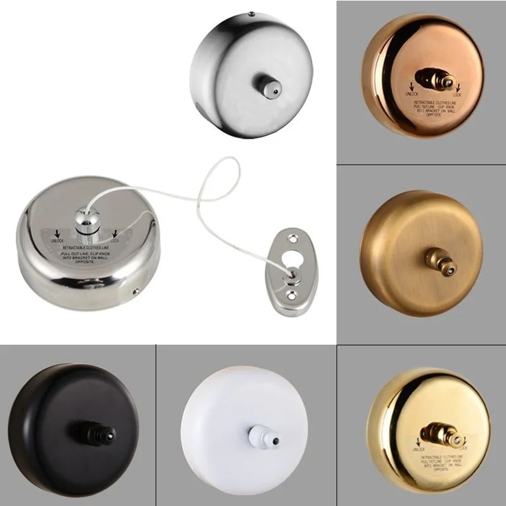 SmartSpace Retractable Stainless Steel Clothesline Drying Rack 0