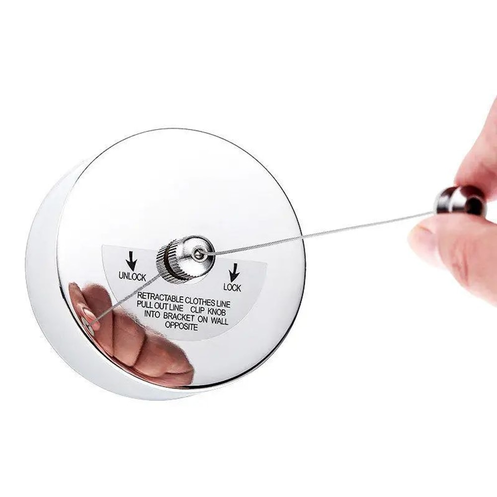 SmartSpace Retractable Stainless Steel Clothesline Drying Rack 3