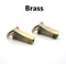 Metal SideClip DRing Bag Buckle Connector 2 Pcs Durable Purse Hardware For DIY Bags Strap Replace 9