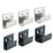 4Piece Stainless Steel Tile Display Holder Set HeavyDuty Wall Mount Brackets 0