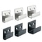 4Piece Stainless Steel Tile Display Holder Set HeavyDuty Wall Mount Brackets 0