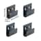4Piece Stainless Steel Tile Display Holder Set HeavyDuty Wall Mount Brackets 6