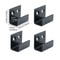 4Piece Stainless Steel Tile Display Holder Set HeavyDuty Wall Mount Brackets 8
