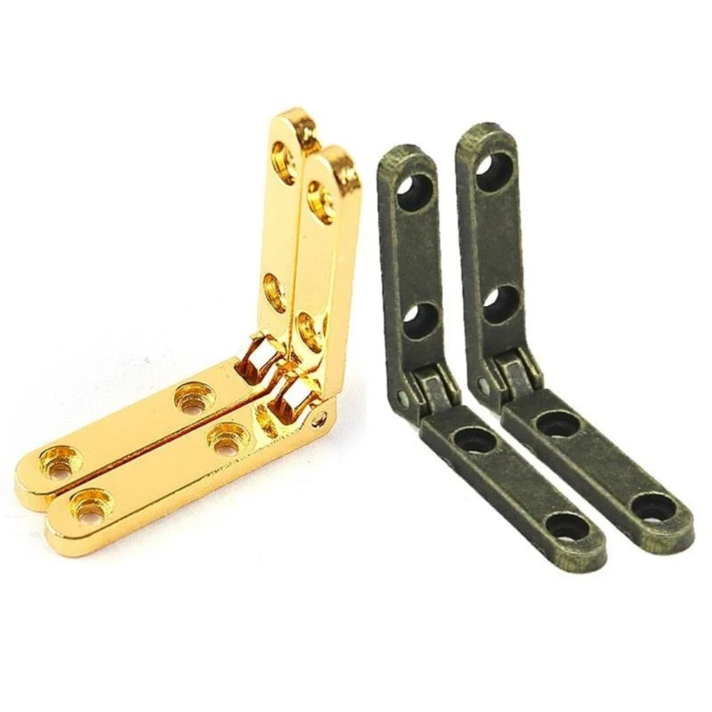 30mm 90 Degree Zinc Alloy Hinges 2 Pack 4