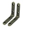 30mm 90 Degree Zinc Alloy Hinges 2 Pack 6