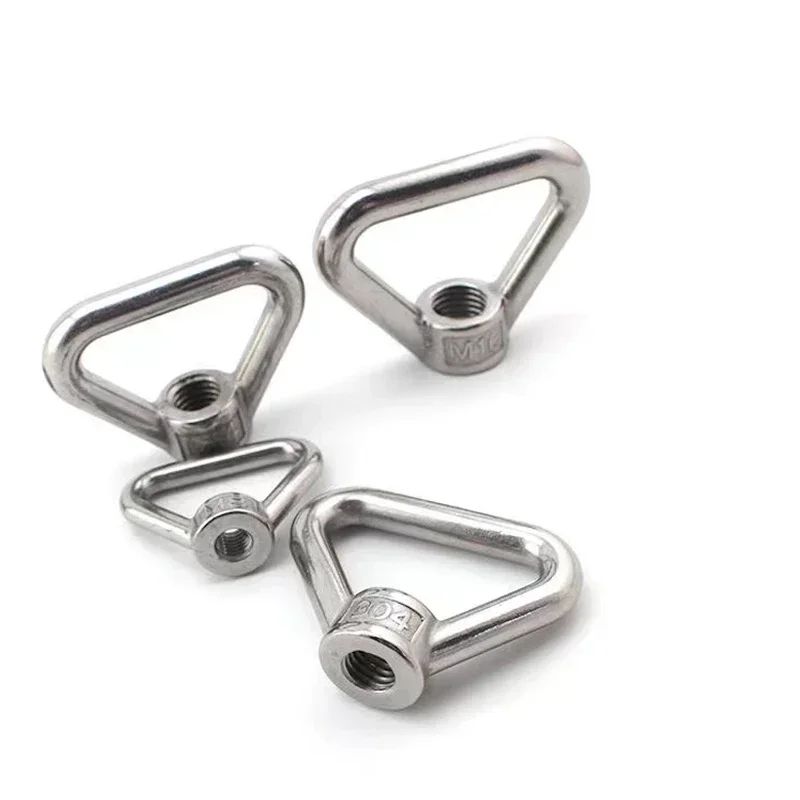 HeavyDuty Stainless Steel Lifting Eye Nut M8M20 Secure Ring Bolt For Safe Rigging Hoisting 4