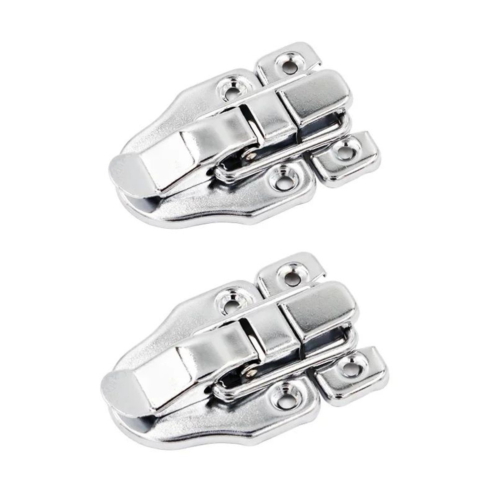 Vintage Wood Box Hasp Decorative Jewelry Box Latch Suitcase Clasp 40x62 Mm 3