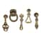 VintageDrop Antique Brass DropRing Drawer Pull Classic Retro Cabinet Knob Handle For Dressers Cup 2