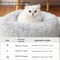 CozyNest Plush Round Pet Bed Soft Indoor Dog Cat Bed 5