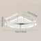 Deluxe Corner Tension Shower Caddy Stainless Steel Wall Corner Shelf Organizer 1