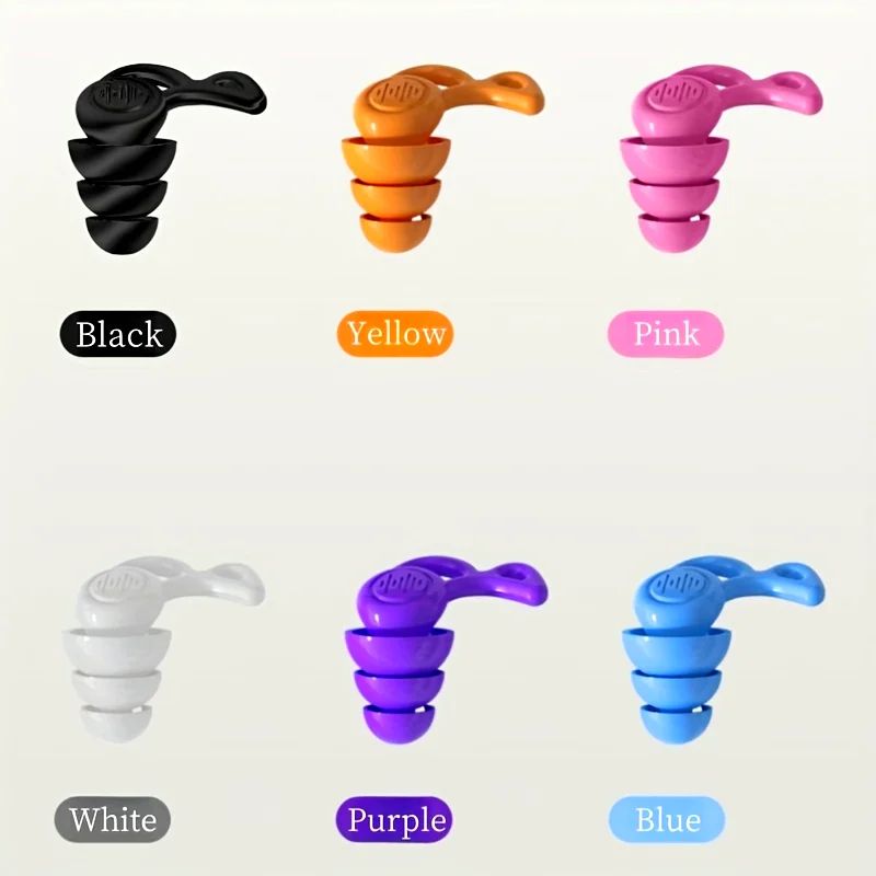 UltraSoft Reusable Silicone Earplugs NoiseCancelling Earplugs For Sleep Travel 1