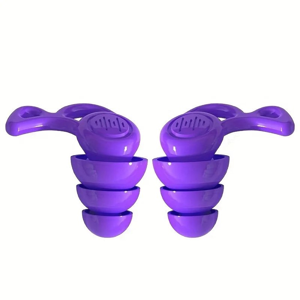 UltraSoft Reusable Silicone Earplugs NoiseCancelling Earplugs For Sleep Travel 8