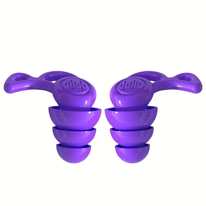 UltraSoft Reusable Silicone Earplugs NoiseCancelling Earplugs For Sleep Travel 8
