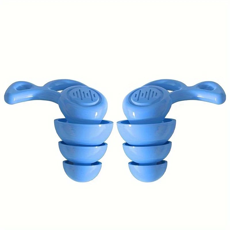 UltraSoft Reusable Silicone Earplugs NoiseCancelling Earplugs For Sleep Travel 5