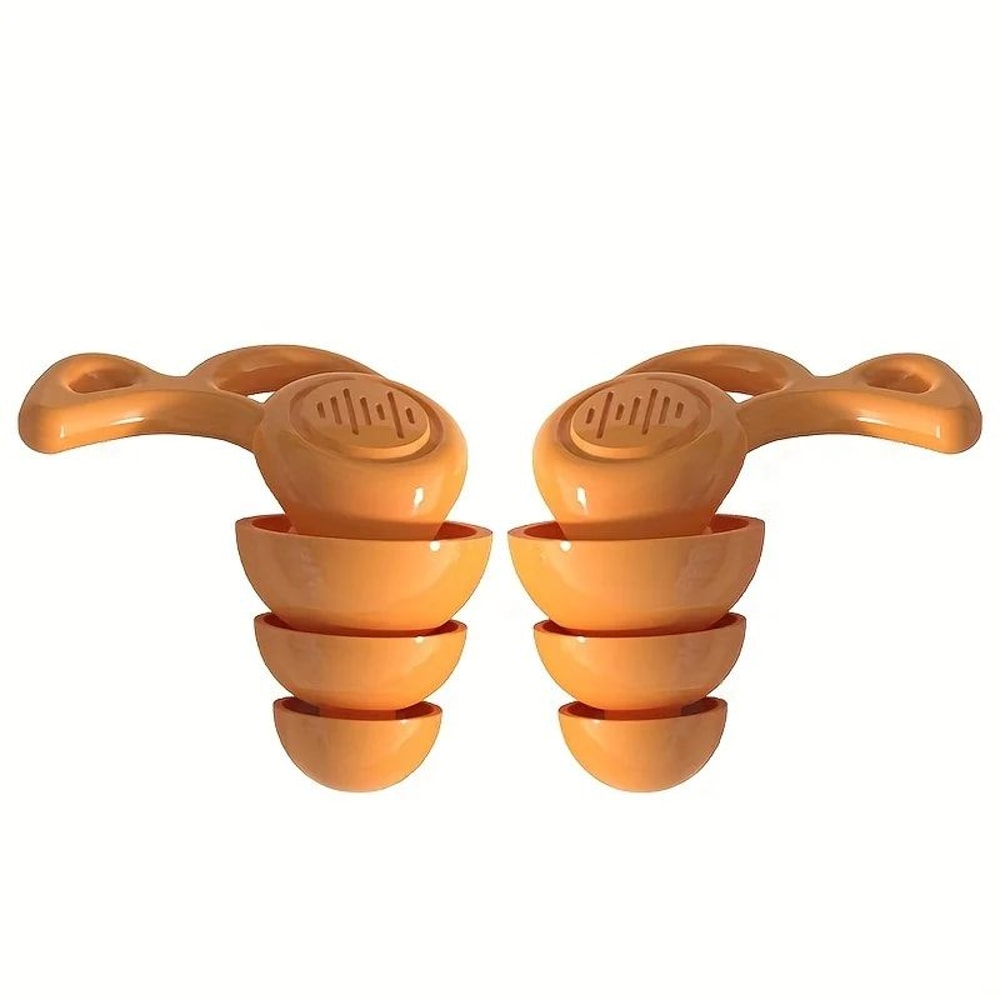 UltraSoft Reusable Silicone Earplugs NoiseCancelling Earplugs For Sleep Travel 9