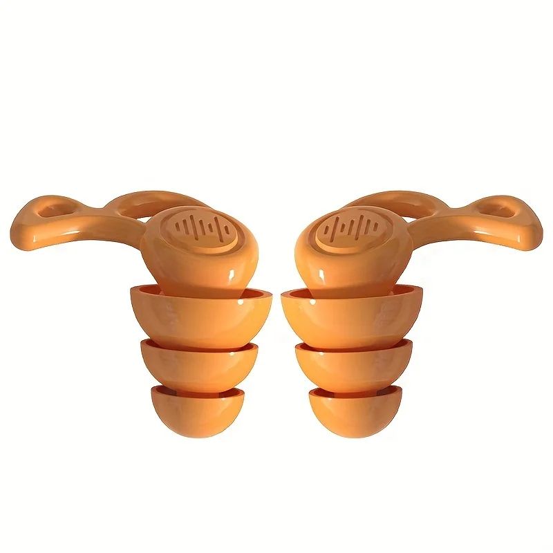 UltraSoft Reusable Silicone Earplugs NoiseCancelling Earplugs For Sleep Travel 9