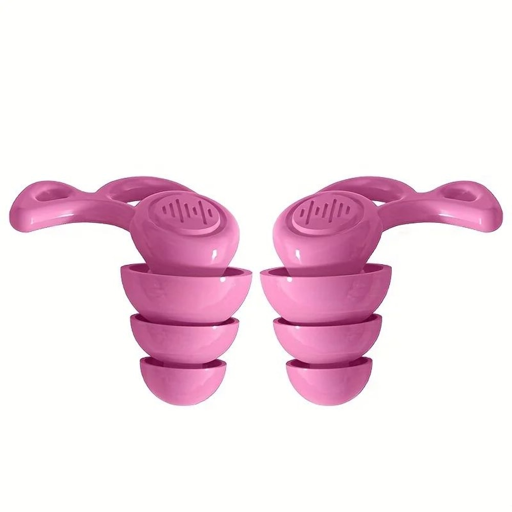 UltraSoft Reusable Silicone Earplugs NoiseCancelling Earplugs For Sleep Travel 10