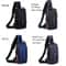 CompactSecure Mens AntiTheft Chest Bag Durable Oxford Crossbody Sling For Travel Motorcycle Use 1