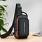 CompactSecure Mens AntiTheft Chest Bag Durable Oxford Crossbody Sling For Travel Motorcycle Use 5