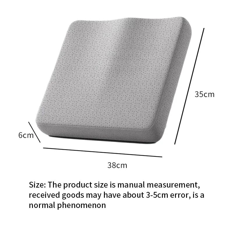 ComfortTail Ergonomic Memory Foam Office Cushion Tailbone Hemorrhoid Relief Seat Pad 4