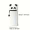 Cute Panda Silicone Pencil Case 2in1 Soft Pen Holder Zippered Pencil Pouch 2