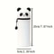 Cute Panda Silicone Pencil Case 2in1 Soft Pen Holder Zippered Pencil Pouch 2