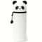 Cute Panda Silicone Pencil Case 2in1 Soft Pen Holder Zippered Pencil Pouch 5