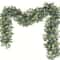 Lush Eucalyptus Garland With White Flowers 708 Artificial Greenery For Home Party Holiday Decor 0