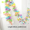 Lush Eucalyptus Garland With White Flowers 708 Artificial Greenery For Home Party Holiday Decor 5