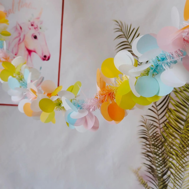 Lush Eucalyptus Garland With White Flowers 708 Artificial Greenery For Home Party Holiday Decor 8