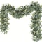 Lush Eucalyptus Garland With White Flowers 708 Artificial Greenery For Home Party Holiday Decor 12