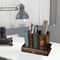 Rustic European Wooden Desk Organizer Pen Holder Box 1