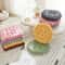 Cozy Biscuit Plush Cushion Chair Pad Soft CookieStyle Tatami Back Pillow For Decor Comfort 0