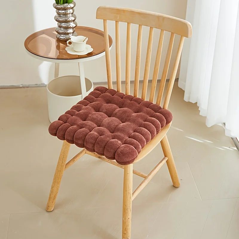Cozy Biscuit Plush Cushion Chair Pad Soft CookieStyle Tatami Back Pillow For Decor Comfort 17